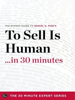 cover image of To Sell Is Human in 30 Minutes
